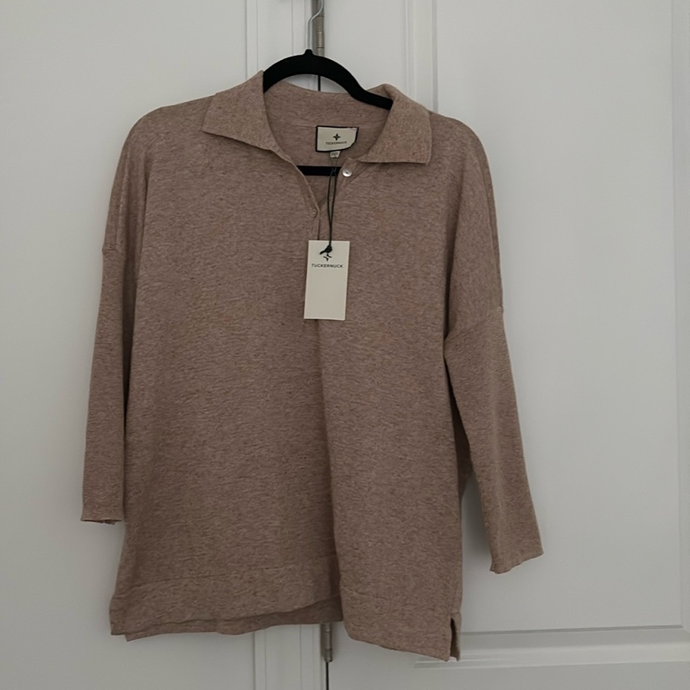 NWT Clayton polo shirt/ sweater- Tuckernuck xs/s